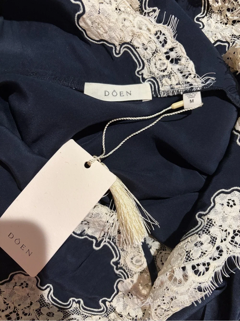 Doen Obelia Dress in Deep Navy - Picture 6 of 11